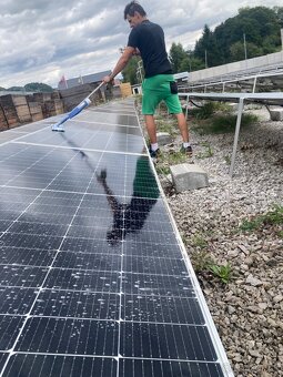 Údržba fotovoltaiky, umývanie a impregnácia FVE - 9