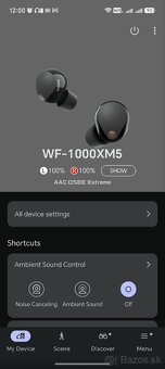 Sluchadla SONY WF 1000XM5 - 9