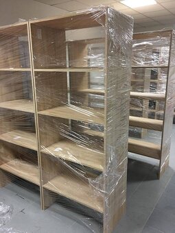 Predám knižnice, policové regále , obchodné regále NOVE 200x - 9