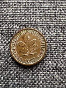 Nemecko - 5 Pfennig 3 ks, 2 Pf. 2 ks, 1 Pfennig 3 ks = 8 ks - 9