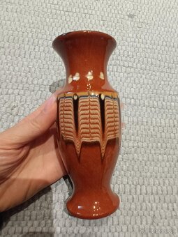 Bulharská keramika - váza + popolník - 9