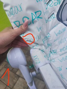 Detská jedálenská stolička Zopa Monti - Menthol Mint - 9
