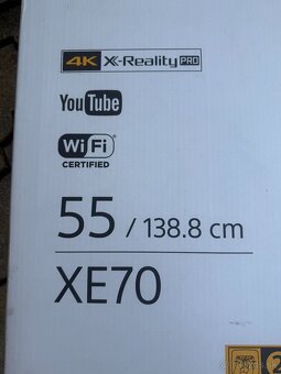 SONY XE70 | LED | 4K Ultra HD | 139 cm (55") - 9