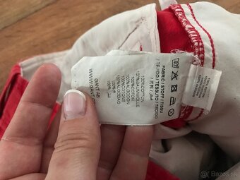 GANT originál Red pánske capri nohavice L/XL - 9