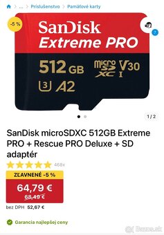 Predám GoPro HERO 12 Black PRO CREATOR + príslušenstvo - 9