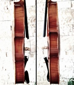 husle 4/4 model Stradivari tiger stripes - 9