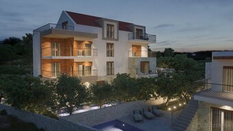 Luxusný apartmán s terasou a výhľadom na more v Stivašnici, - 9