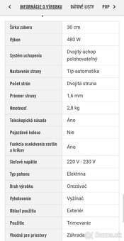 Elektrická strunová kosačka Bosch ART 30 - 9