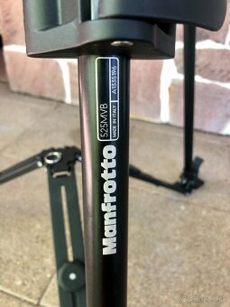 Videostatív Manfrotto 525MVB + 503 Pro Video Head + puzdro - 9