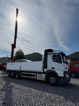 Mercedes valník- hydraulická ruka PALFINGER, EURO 6 TOP STAV - 9