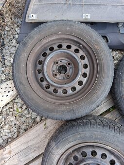 4 kusi zimných kolies na opel astra G 4x100 175/65 R14 - 9