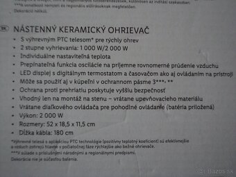 Lampa,lustre,vešiak,ohrievač,zásobník,vysávač,mikrovlnka - 9