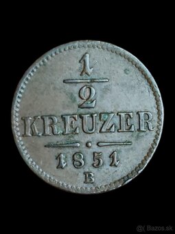 Mince Františkja Jozefa I. - striebro i meď - 9