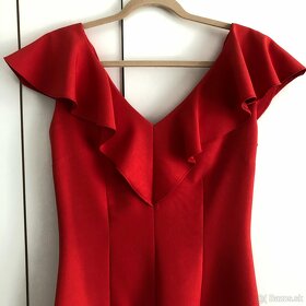 Krátke červené šaty zn. Dara Fashion, č.38 - 9