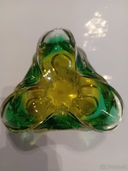 Hutné sklo popolník/ misa - 9