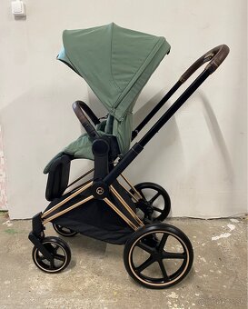 Kočík Cybex Priam Rosegold Leaf Green - Trojkombinácia - 9