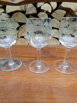 Retro/vintage sklenená a krištáľová zbierka – 17 ks - 9