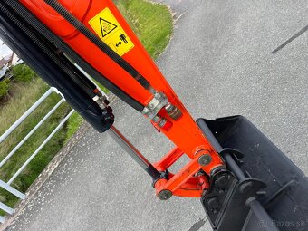Minibagr Kubota KX027-4 / 3 režimy průtoku,3x lžíce - 9