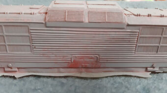 Vláčiky - odliatok skrine S499.2 (263) v mierke H0 - 9