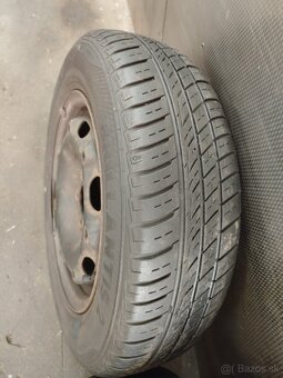 Predám sadu kolies 5x100 R14 165/70 R14 4.9mm - 9