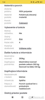 Manželská posteľ MEDINE - 9