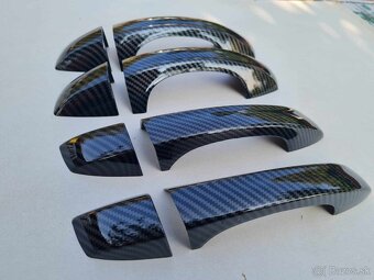 KARBONOVÉ klučky krytky klučiek pre ŠKODA VOLKSWAGEN - 9