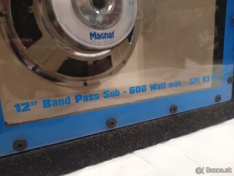 Subwoofer 12" MAGNAT 600w spl 93db bandpass - 9