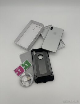 iPhone XS Max 64GB Silver (100% Batéria) + DARČEK - 9