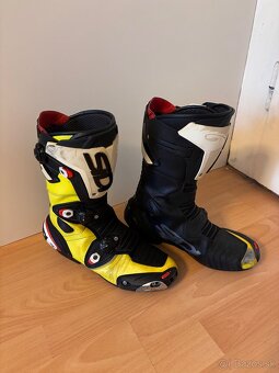 Predám moto čižmy Sidi MAG1 – Fluorescent Yellow, veľkosť 43 - 9