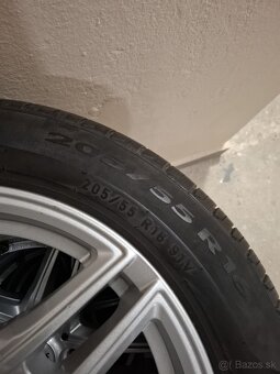 ALU disky Borbet XR Brilliant Silver+letné pneu 205/55 R16 - 9