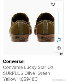 CONVERSE olivovozelené - 9