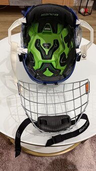 ✅ HOKEJOVÁ PROFI PRILBA - BAUER HYPERLITE = M - L = BLUE ✅ - 9
