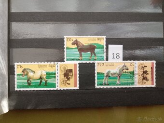 Poštové známky č.487 - AZIA - I.- 20 ks sérií - 9