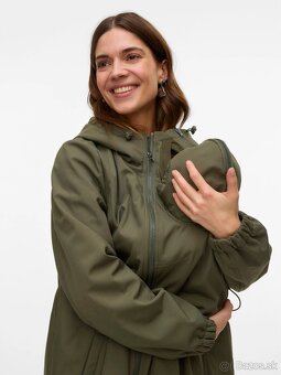 MAMALICIOUS SOFTSHELL nosičský kabát 3v1 veľ L - 9