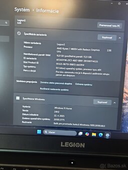 Predám Lenovo Legion 5 - 9