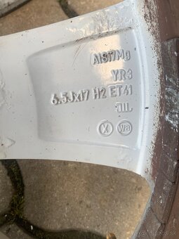 Predám elektrony hliníkové disky 5x112 R17 - 9