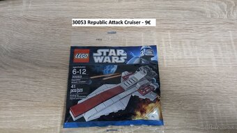 Predám nové Lego Star Wars Polybagy - viac druhov - 9