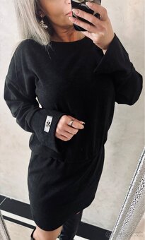 Damske pohodlne šatičky Ema black - 9