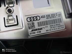 Reproduktory bosse Audi A7 4G, zosilňovač - 9