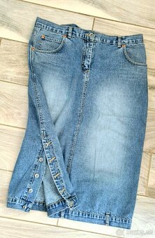 Riflové šaty G-star Raw a sukne - 9