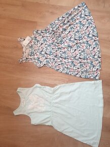 2x leginky +2x tuniky+Vesta+teplakove nohavice 122/128 - 9