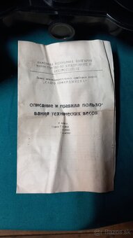 Starožitné laboratórne váhy bakelitové - 9