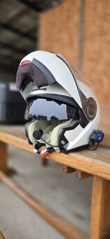 Bmw r 1200 gs vario zadný kufor, plexi štít. Schuberth C3 . - 9