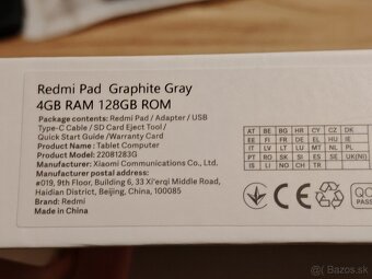 Predám tablet xiaomi redmi pad - 9
