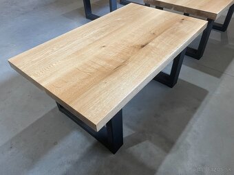 Masívny konferenčný dubový stôl - 9