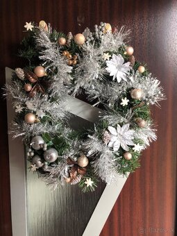 Adventný veniec, veniec na dvere - 9