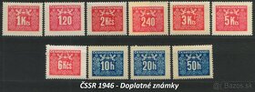 Poštové známky, filatelia: ČSSR, slávne série C - 9