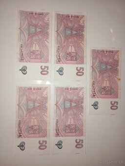 BANKOVKY 50 KČ 1997, SÉRIE E, PĚKNÉ STAVY - 9