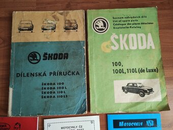 Brožúry na jawa ČZ Dneper M72, MB 750 a ŠKODA atď - 9