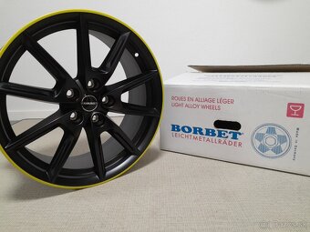 Alu disky R18 5x112 Et48 8J Borbet Audi Škoda Seat Vw - 9